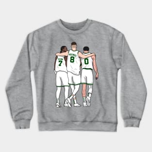 Green trio Crewneck Sweatshirt